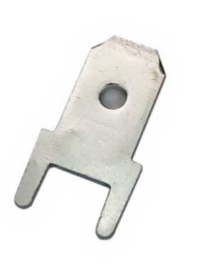 4.8mm线路板插片两脚短厚度0.5yMM铜187短插片PCB板焊片一包2000