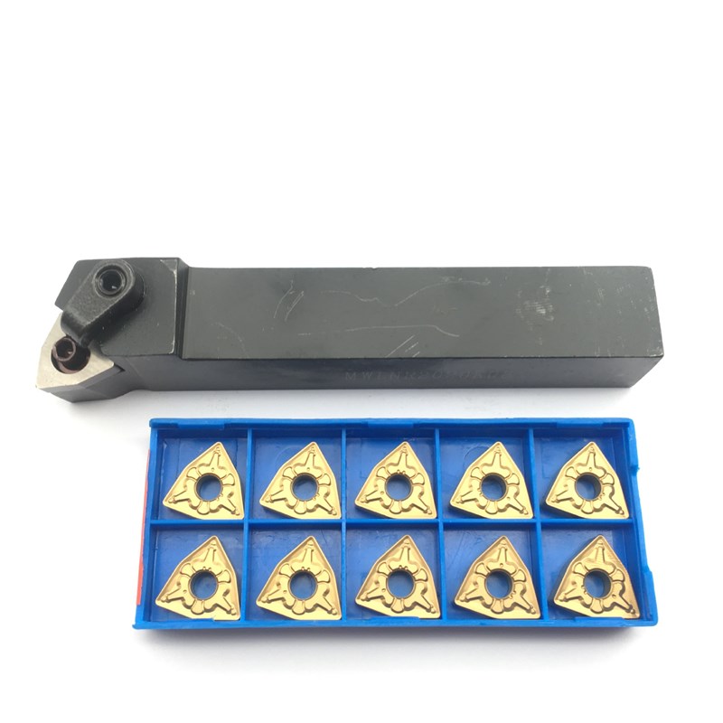 跨境 数控刀杆1只MWLNR2020K08+10刀片WNMG0804 加工钢件