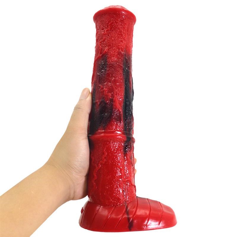 30*6.5cm Long Soft Big Dildo Silicone Cock Anal Plug Sex Toy