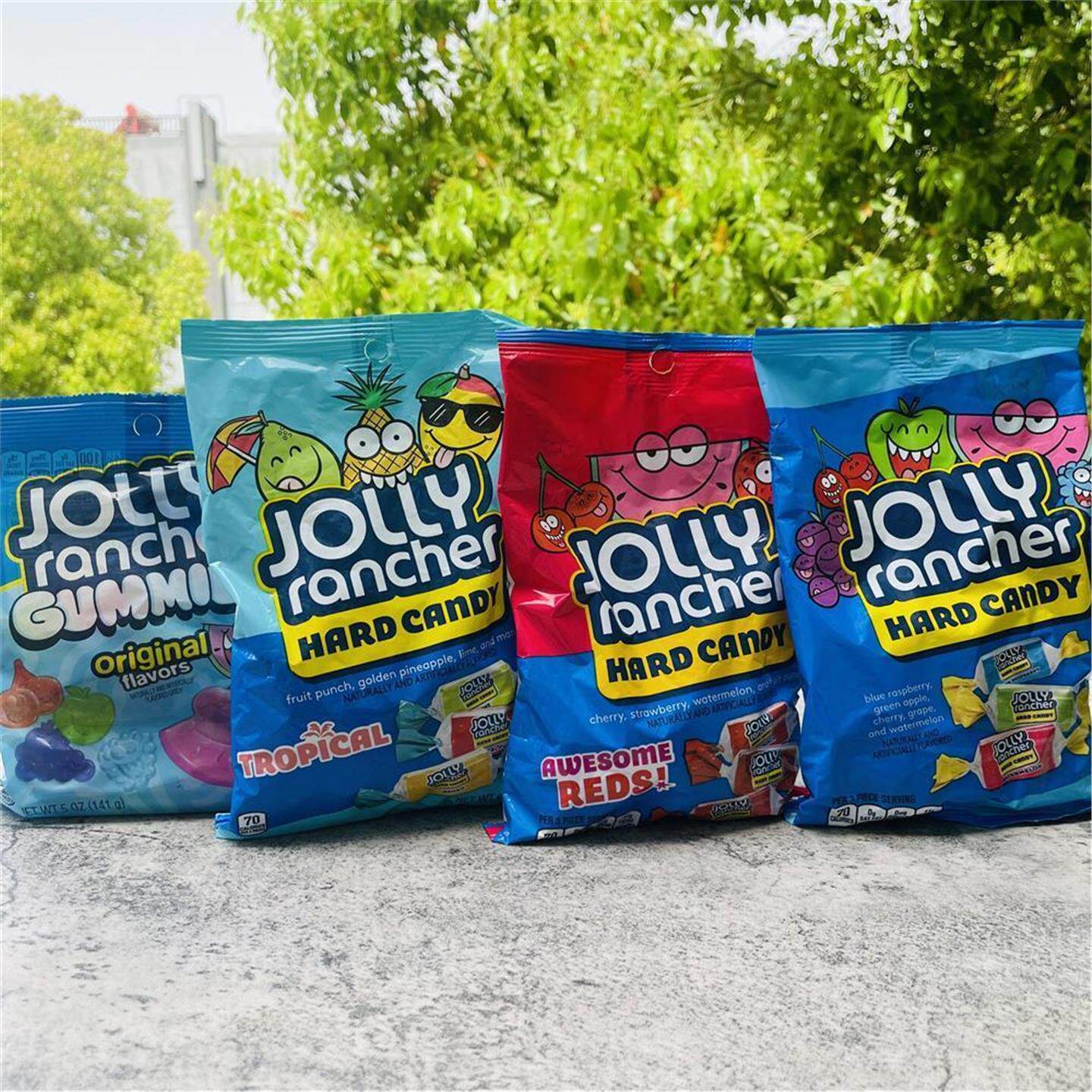 加拿大进口jolly rancher fruity hard candy混合水果味糖硬糖