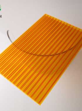 深圳 阳光板 pc橙色中空板8mm 全新德国原料