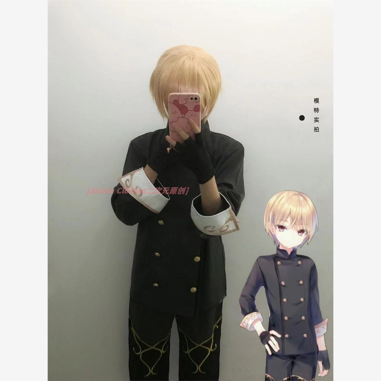 死馆上位种族的少年cos服 逝去的你、馆里苏醒的罪恶原创学生套装