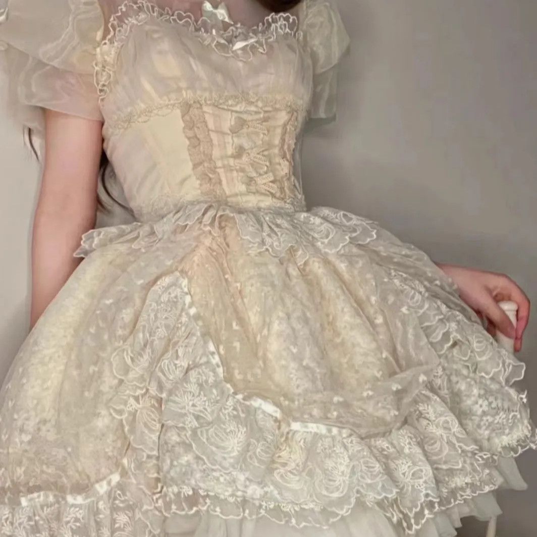 梦境芭蕾JSK吊带裙子温柔