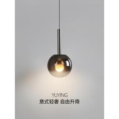 现代极简主义卧室床边小吊灯斯堪的纳维亚无障碍豪华玻璃吊灯入口