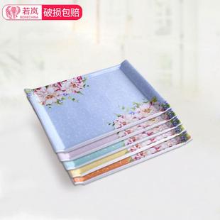 茶盘杯子陶瓷茶杯托盘长方形餐盘家用水果托盘创意北欧水杯托盘