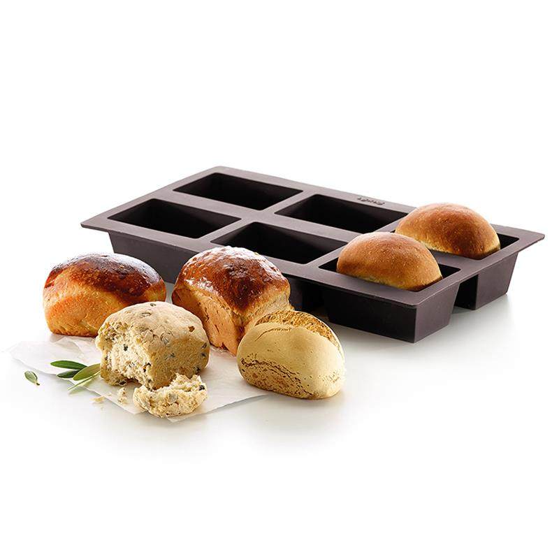 LEKUE/乐葵蛋糕模具自制面包家用diy厨房不粘硅胶烘焙烘培工具6连