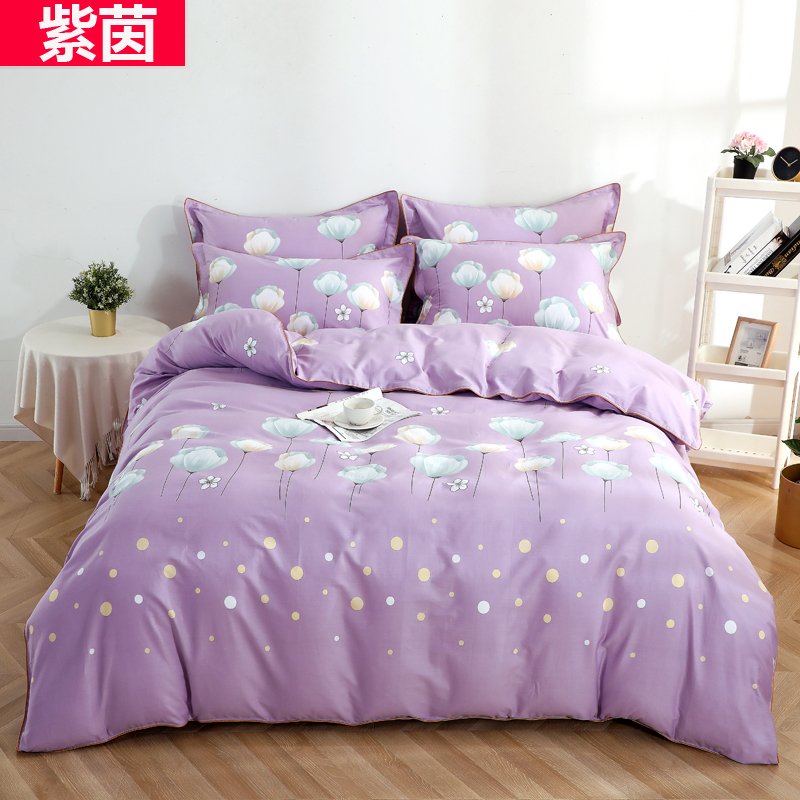 100%纯棉被套单件全棉被罩180x200x230双人单人1T.5米春秋宿舍定