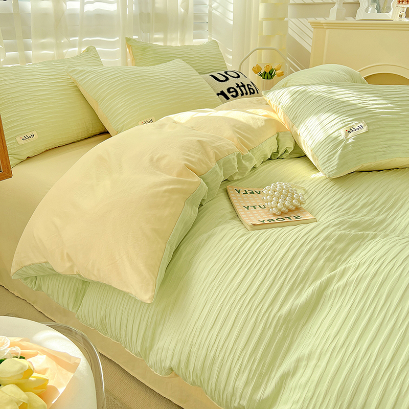 被套单件被罩单人1.5米被单宿舍150Cx200x230单独褥子套非纯棉全