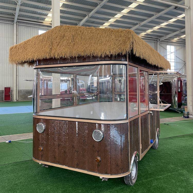 网红炸串车早餐车商用餐车房车创业快餐车摆摊车地推车电动小吃车