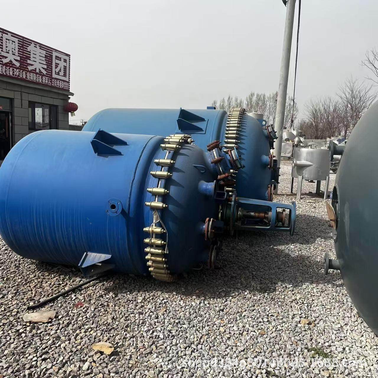 九成新搪瓷罐反应釜电加热内外盘管反应设备化工设备机械密封反应,工业油品/胶粘/化学/实验室用品,反应设备,淘宝优惠券,粉丝福利购,淘宝优惠卷