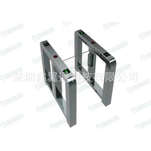 大厦访客速通门系统 智能二维码开闸 快速通道闸机 摆闸翼闸