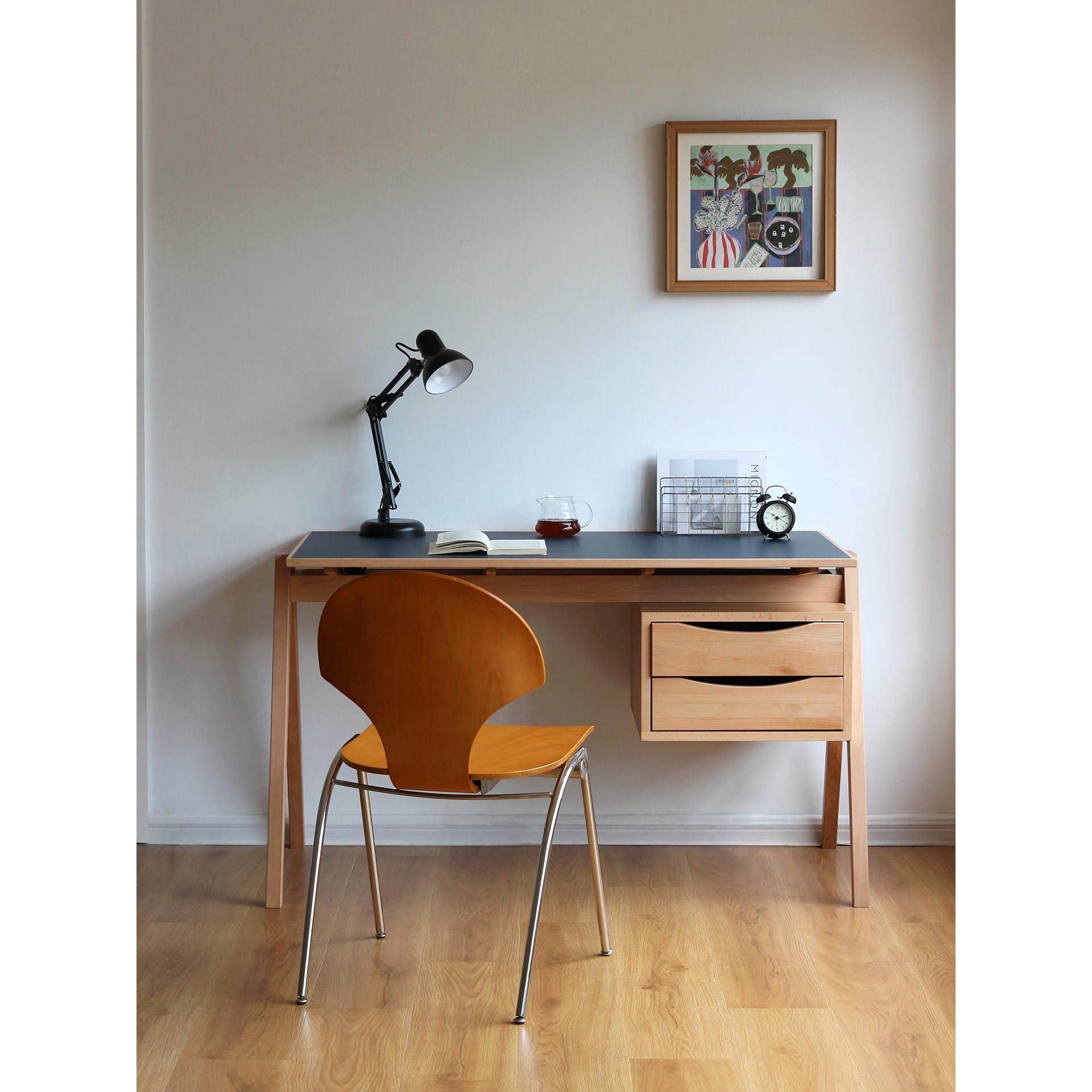 『号角屋 Daystak桌』北欧实木书桌抽屉家用餐桌小户型办公电脑桌,住宅家具,板木餐桌,淘宝优惠券,粉丝福利购,淘宝优惠卷