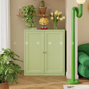 钢制阳台储物柜家用组合矮柜铁皮收纳柜置物柜卧室走廊靠墙杂物柜