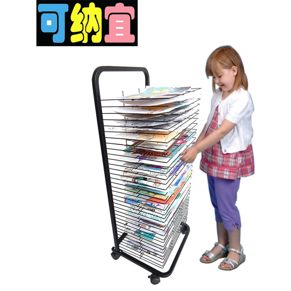 可纳宜 4K8KA2A3 晾画架丝网 美术画架晒干 多层晾画架 美术画室