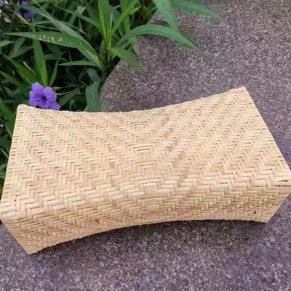 真藤枕夏凉枕头印尼纯手工天然植物藤编空心枕汗蒸枕桑拿枕颈椎枕