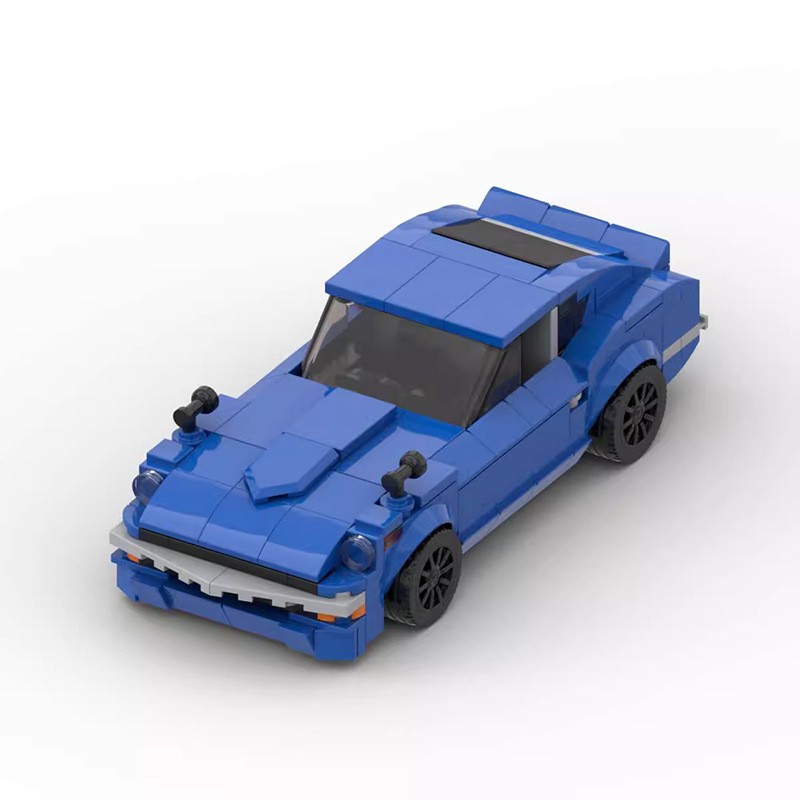 国产积木MOC国产积木汽车speed8格车Fairlady日产240恶魔拼装