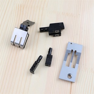 工业缝纫机配件3568 7自动剪线双针机针位组平双针针板牙齿压脚