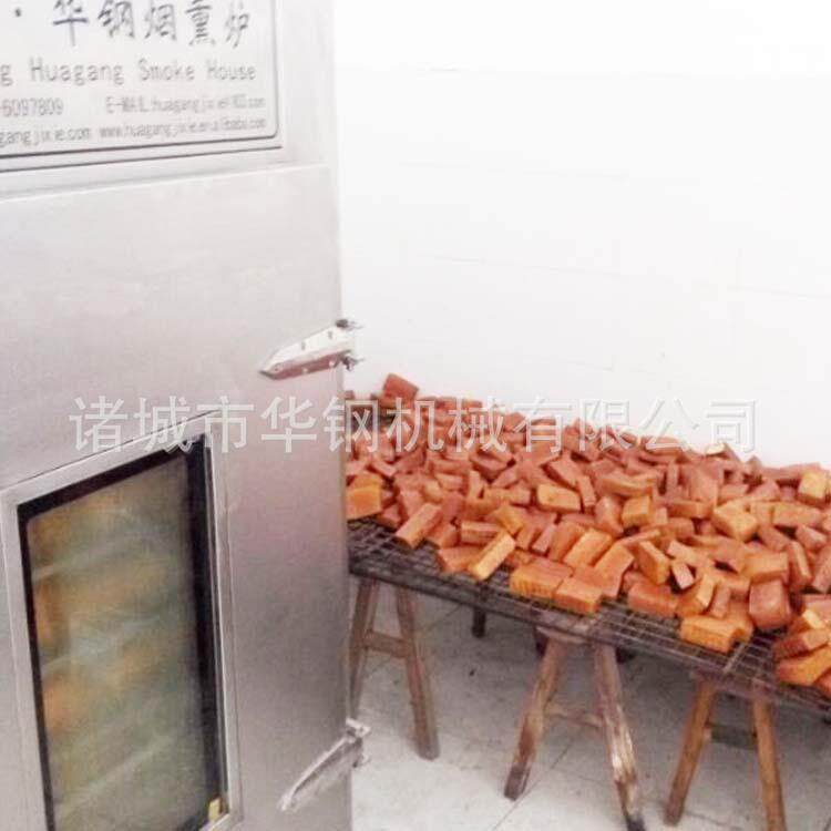 陕西汉中豆腐干烟熏机电加热熏烤炉100公斤陕西烟熏机