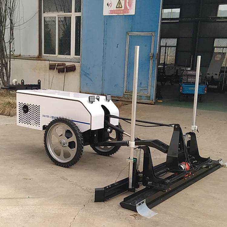 混凝土两轮激光整平机摊铺2.5米3米自动找平机摊铺40公分整平机