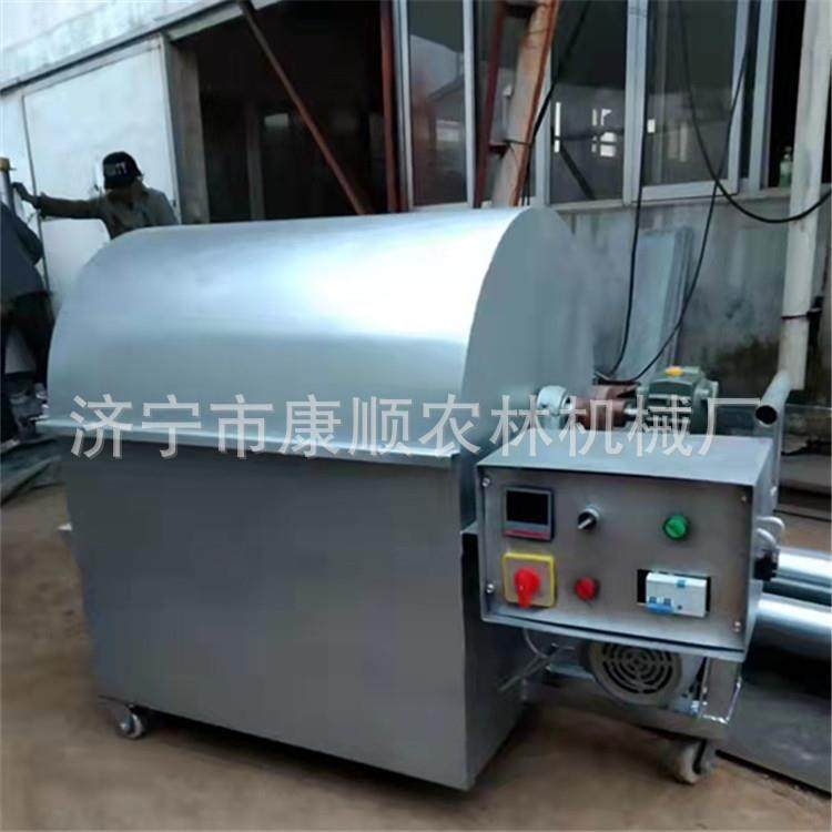 电加热多功能炒货机青稞炒货机图片芝麻榨油炒货机视频