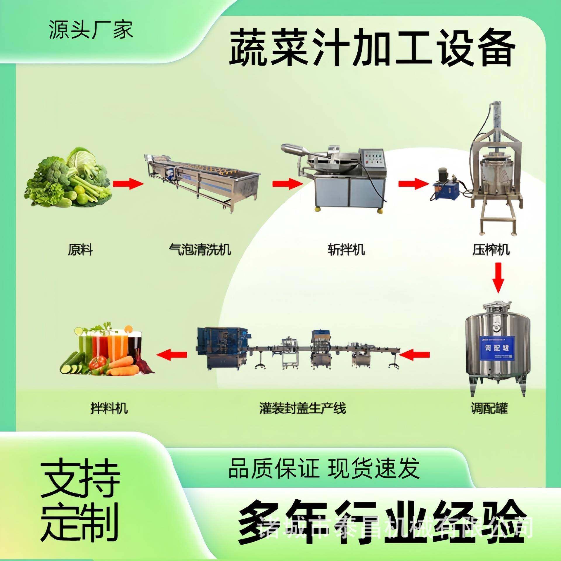 胡萝卜汁生产线果蔬饮料加工设备全自动玉米汁生产设备甘蓝斩拌机