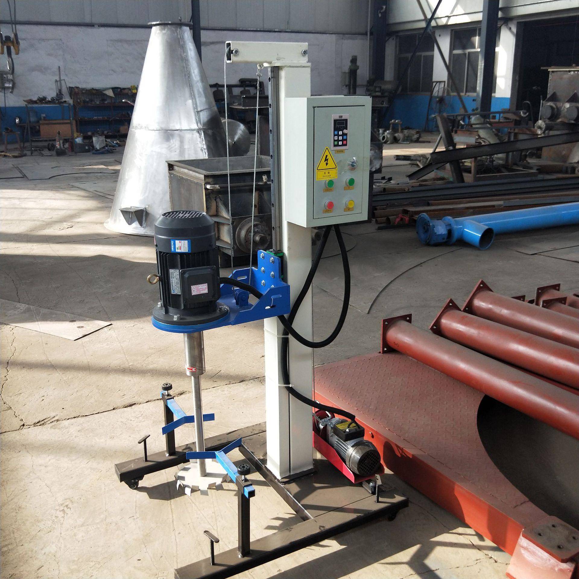 厂家供应高速分散机小型实验室分散机电动升降变频调速现货直销