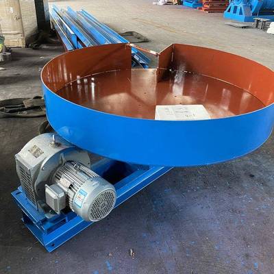 矿用圆盘给料机煤炭砂石均速给矿设备调速封闭式转盘定量喂料机