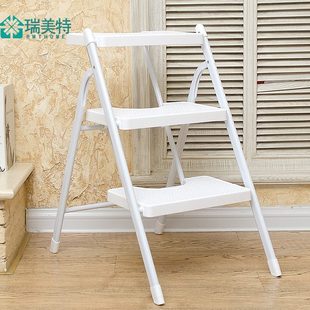 宇旺生活梯子家用折叠加厚人字梯移动扶梯室内爬登高梯三步梯便携