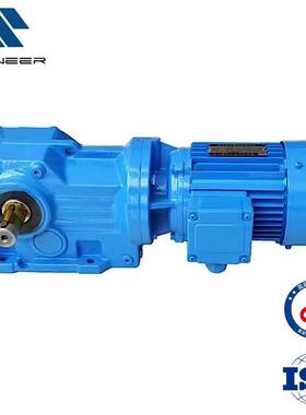 赛尼尔卧式伞齿轮减速器立式KA167减速电机一体式厂家