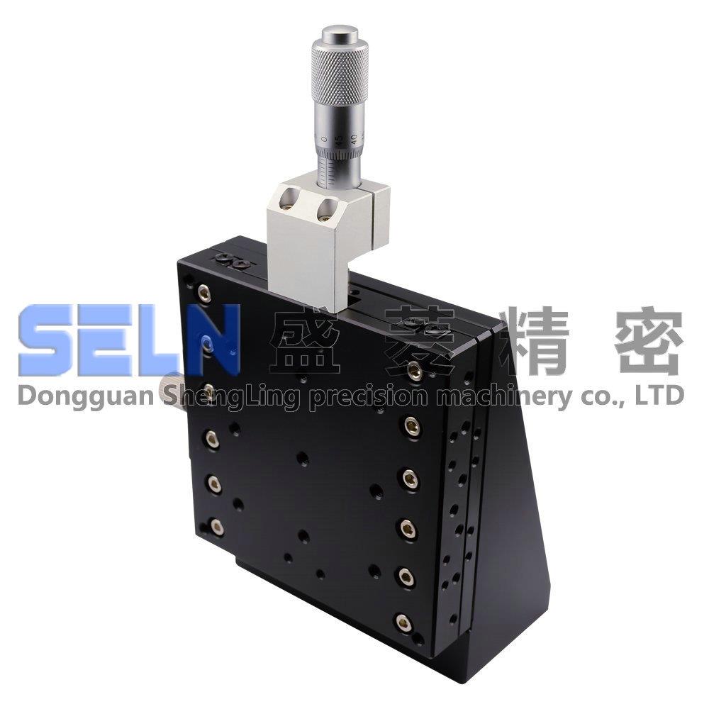 供应台面90*90Z轴LV90-C2微调架高精度升降手动可调位移平台