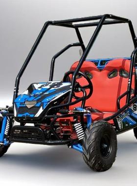 电动800W双人沙滩车UTV小卡丁车场地娱乐四轮沙滩车景区越野车