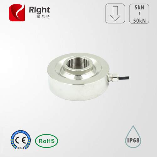 R097螺纹力圆形传感器压缩力传感器可为螺栓力监控提供解决方案