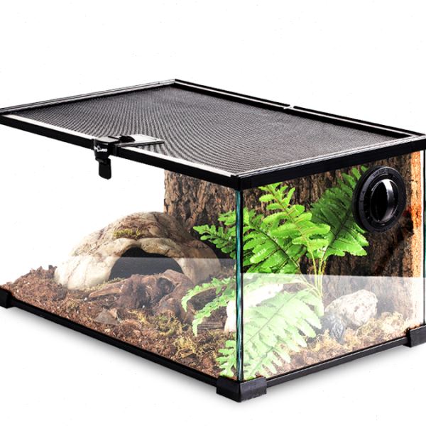 Reptizoo玻璃爬缸蜥蜴守宫蛇甲虫陆龟爬宠爬虫角蛙饲养箱盒