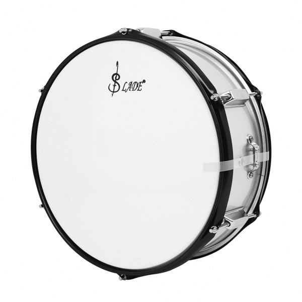 跨境木腔小军鼓成人学生队鼓军鼓14寸行进小军鼓不锈钢行进鼓