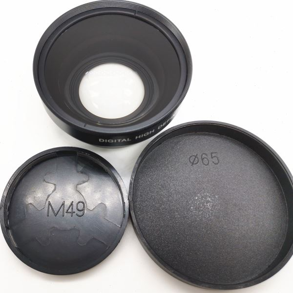 49mm 55mm广角微距 相机附加镜头 0.45X 广角镜头 UV62mm镜头