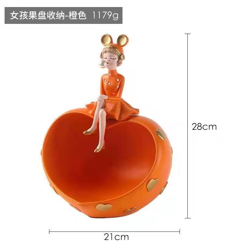 电视玄关钥匙收纳创意钥匙女孩泡泡爱心电视柜摆件创意摆件家居,家居饰品,装饰摆件,淘宝优惠券,粉丝福利购,淘宝优惠卷