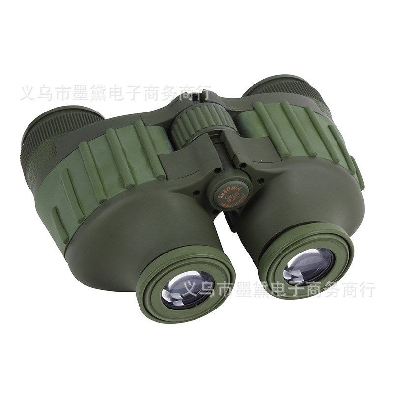 高档CL8x40军绿高清双筒望远镜户外手持微光夜视大目镜望远镜