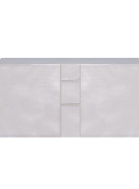 420D黑色牛津布涂银防水家具罩 花园庭院防尘保护罩贴防水条提手