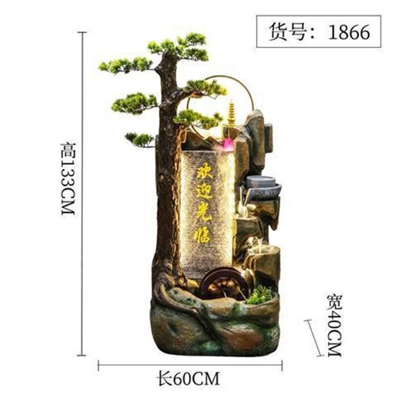 欧式喷泉假山流水招财家居摆件办公室内阳台客厅庭院鱼池造景装饰,家居饰品,流水摆件,淘宝优惠券,粉丝福利购,淘宝优惠卷