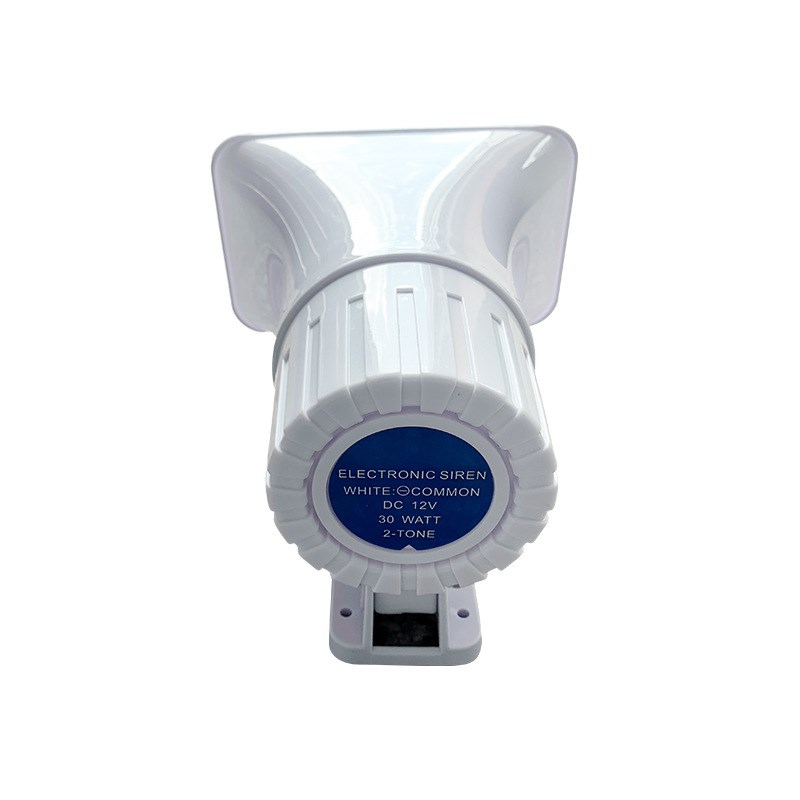 高音室外大喇叭12V30W大功率报警喇叭150分贝高音喇叭报警器