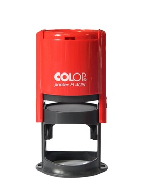 COLOP刻乐圃回墨专用印 章圆形椭圆形绿色蓝色. 可装芯片章料