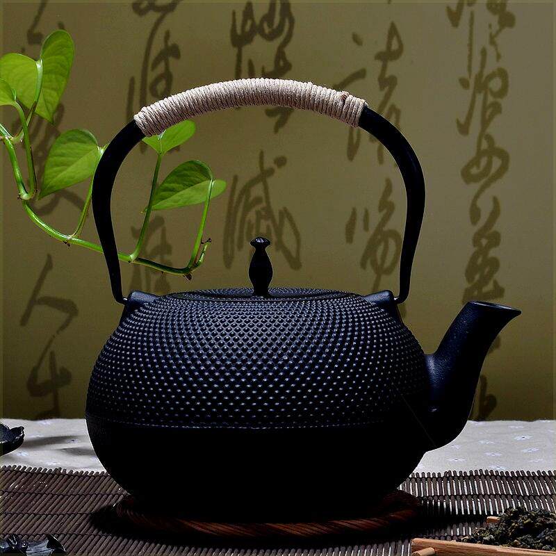铸铁茶壶围炉炭火炉明火加热专用手工生铁壶无涂层烧水壶泡茶壶