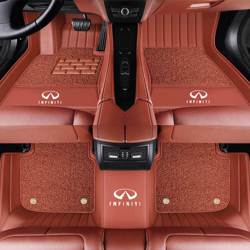 英菲尼迪QX50真皮脚垫专用Q50L Q70LFX35 QX60 ESQ全包围汽车脚垫