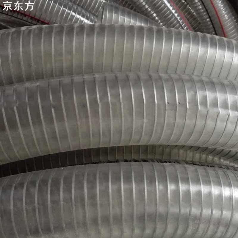 耐高温钢丝软管耐酸碱耐腐蚀透明钢丝管四季不硬排水钢丝吸水管