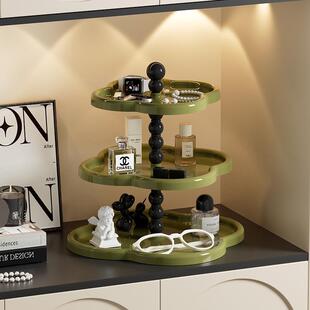 桌面置物架玄关收纳层架摆件钥匙手表入户置物托 托盘多层客厅分