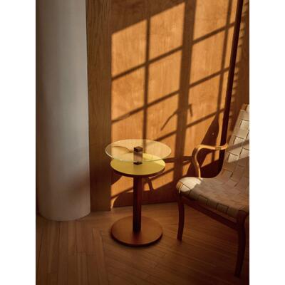 边集EDITOR GASKA FONO Side Table实木双层边几中古风落地摆件