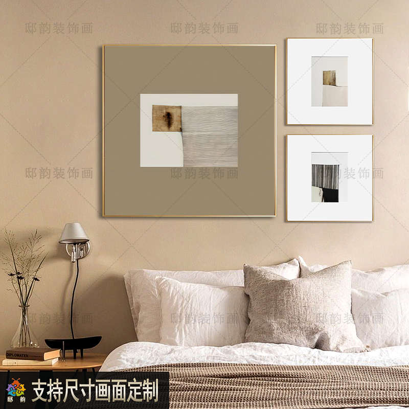 样板间餐厅软装装饰画现代简约高级感墙壁画客厅室内家居组合挂画图片