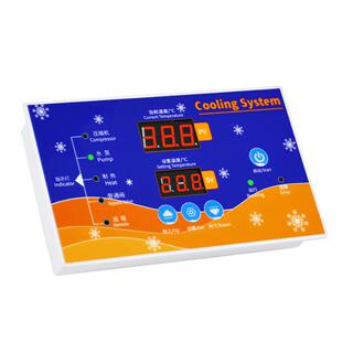 工业冷水机控制器温度控制面板水冷式工业冷水机数字屏显通用板