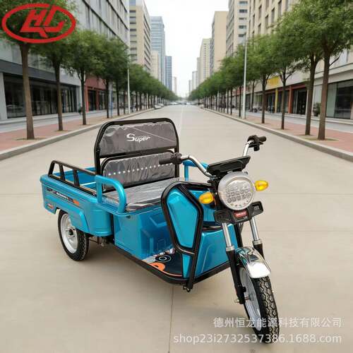 国标可上牌电动三轮车家用拉货农用小平板车
