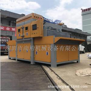 深圳市输送式自动喷砂机速度可用变频数字控制速度快加工品质稳定